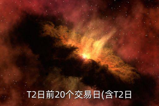 T2日前20個(gè)交易日(含T2日