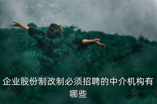 什么樣的重組需要中介選聘，企業(yè)股份制改制必須招聘的中介機(jī)構(gòu)有哪些