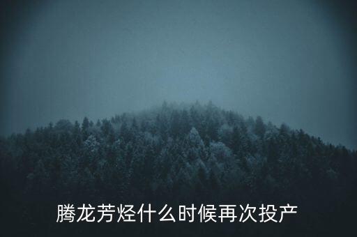 騰龍芳烴什么時候再次投產