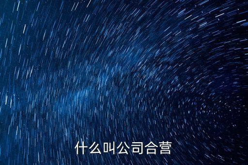 什么是合營公司，合營公司和聯(lián)營公司的區(qū)別還有子公司