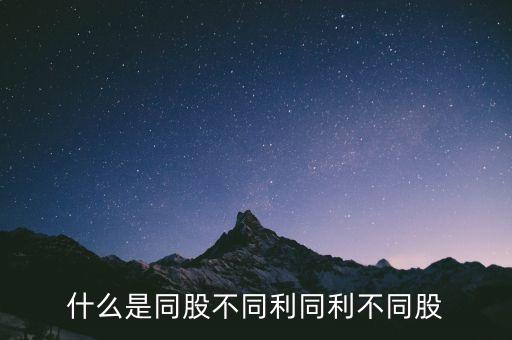 同利b是什么股票，b 股什么股票