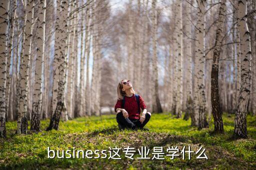 business這專業(yè)是學什么