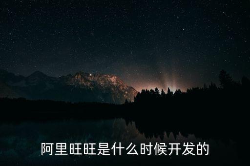 阿里旺旺是什么時(shí)候開(kāi)發(fā)的