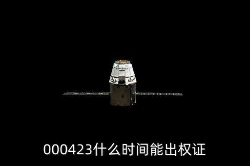 000423什么時(shí)間能出權(quán)證