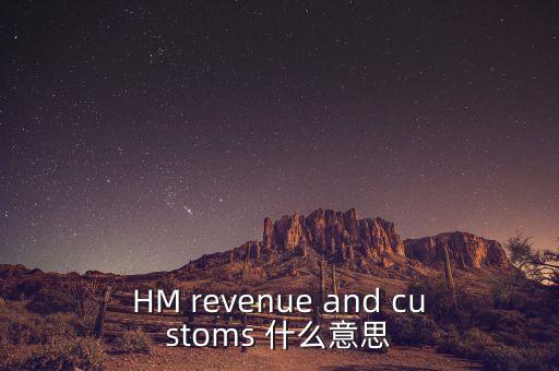 hmrc是英國的什么機(jī)構(gòu)，HM revenue and customs 什么意思