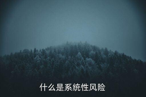 什么是系統(tǒng)性區(qū)域性風(fēng)險(xiǎn)，什么是系統(tǒng)性風(fēng)險(xiǎn)與區(qū)域性風(fēng)險(xiǎn)