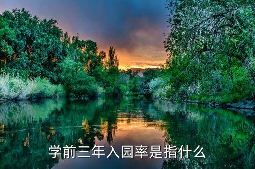 什么是學前三年毛入園率，學前一年幼兒毛入園率指什么