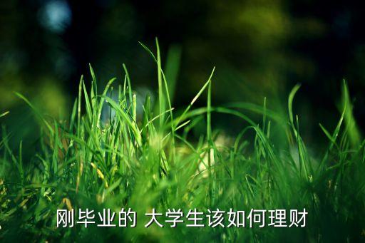 剛畢業(yè)的 大學(xué)生該如何理財(cái)