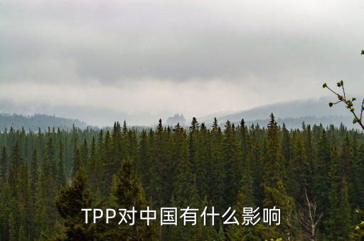 TPP對(duì)中國(guó)有什么影響