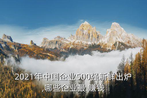 2021年中國(guó)企業(yè)500強(qiáng)新鮮出爐,哪些企業(yè)最 賺錢(qián)