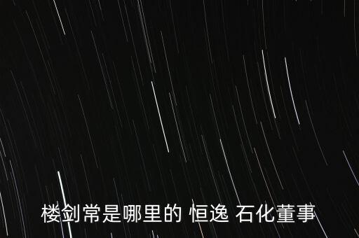 樓劍常是哪里的 恒逸 石化董事