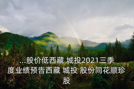 ...股價低西藏 城投2021三季度業(yè)績預(yù)告西藏 城投 股份同花順珍股