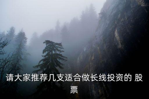 請(qǐng)大家推薦幾支適合做長(zhǎng)線投資的 股票