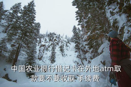  中國(guó)農(nóng)業(yè)銀行借記卡在外地atm取款要不要收取 手續(xù)費(fèi)