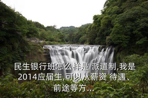  民生銀行班怎么樣是 派遣制,我是2014應(yīng)屆生,可以從薪資 待遇、前途等方...