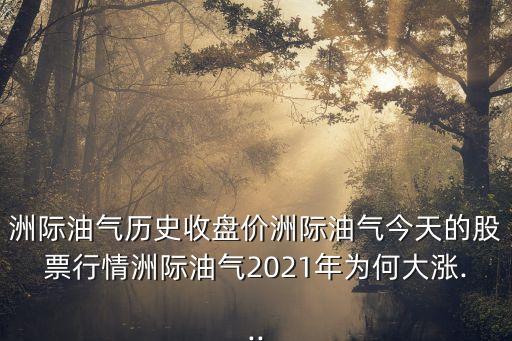 洲際油氣歷史收盤價洲際油氣今天的股票行情洲際油氣2021年為何大漲...