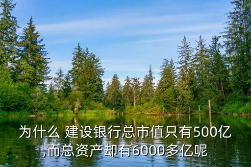 為什么 建設(shè)銀行總市值只有500億,而總資產(chǎn)卻有6000多億呢