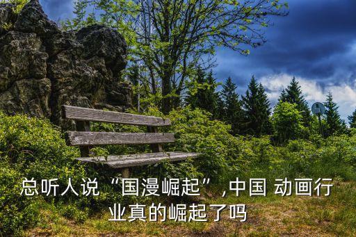 總聽人說“國漫崛起”,中國 動(dòng)畫行業(yè)真的崛起了嗎