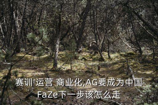 賽訓 運營 商業(yè)化,AG要成為中國FaZe下一步該怎么走