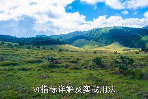  vr指標(biāo)詳解及實戰(zhàn)用法