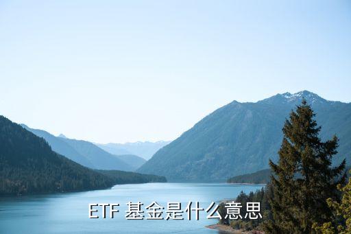 ETF 基金是什么意思