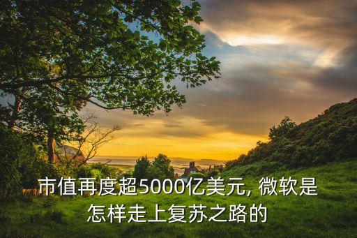 市值再度超5000億美元, 微軟是怎樣走上復蘇之路的