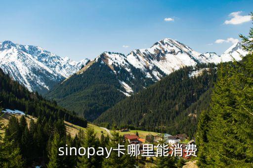  sinopay卡哪里能消費(fèi)