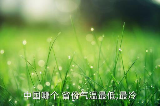 中國(guó)哪個(gè) 省份氣溫最低,最冷