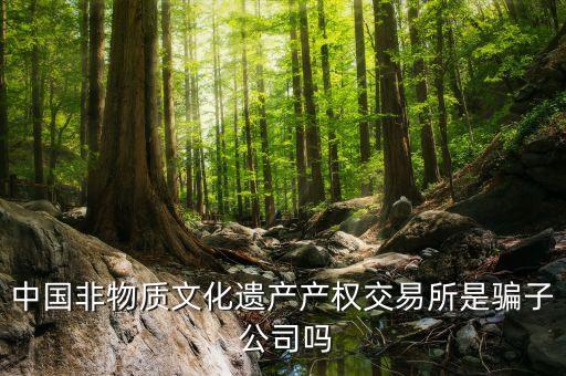 中國非物質(zhì)文化遺產(chǎn)產(chǎn)權(quán)交易所是騙子 公司嗎