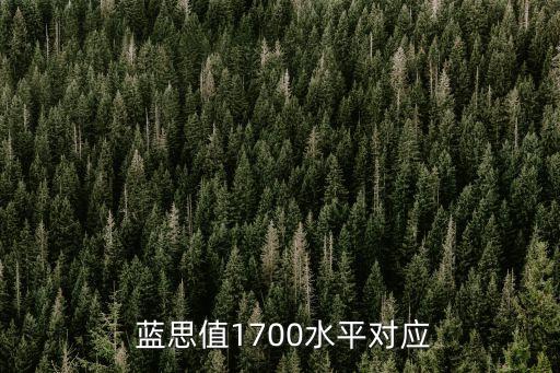  藍思值1700水平對應