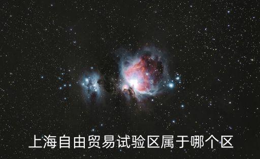  上海自由貿(mào)易試驗(yàn)區(qū)屬于哪個(gè)區(qū)