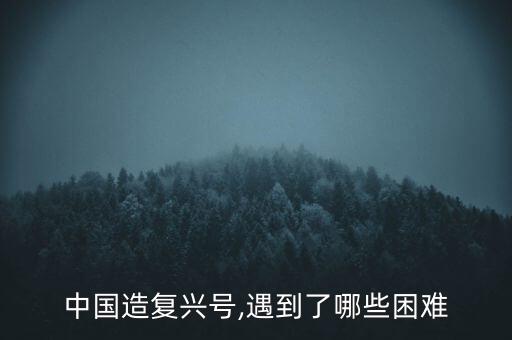 中國造復興號,遇到了哪些困難