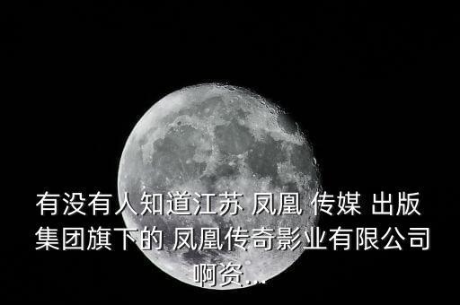 有沒(méi)有人知道江蘇 鳳凰 傳媒 出版 集團(tuán)旗下的 鳳凰傳奇影業(yè)有限公司啊資...