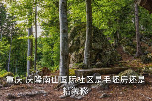 重慶 慶隆南山國(guó)際社區(qū)是毛坯房還是精裝修