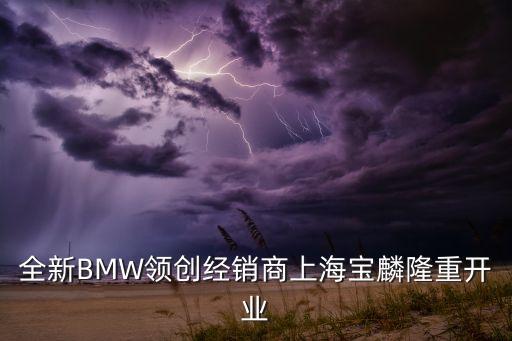 全新BMW領創(chuàng)經銷商上海寶麟隆重開業(yè)