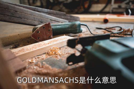 GOLDMANSACHS是什么意思