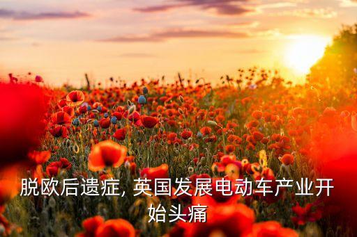 脫歐后遺癥, 英國發(fā)展電動車產(chǎn)業(yè)開始頭痛