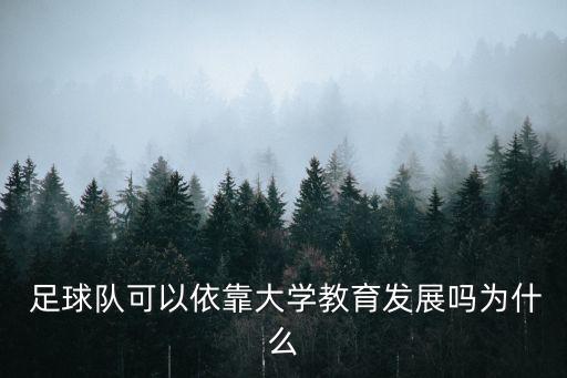  足球隊可以依靠大學(xué)教育發(fā)展嗎為什么