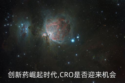 創(chuàng)新藥崛起時代,CRO是否迎來機會