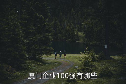 廈門企業(yè)100強(qiáng)有哪些