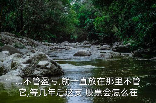 ...不管盈虧,就一直放在那里不管它,等幾年后這支 股票會(huì)怎么在