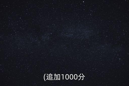 (追加1000分