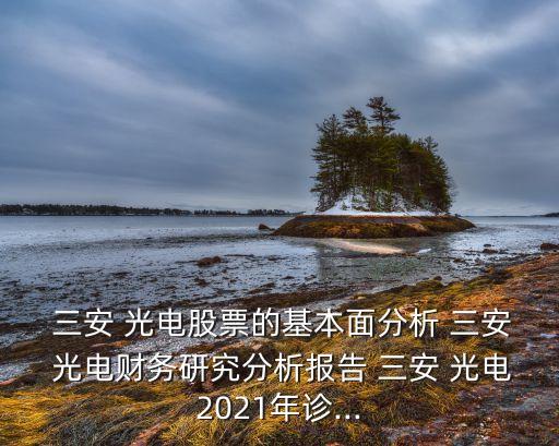  三安 光電股票的基本面分析 三安 光電財務研究分析報告 三安 光電2021年診...