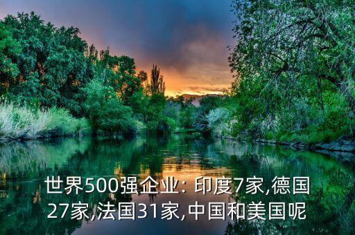 世界500強(qiáng)企業(yè): 印度7家,德國27家,法國31家,中國和美國呢