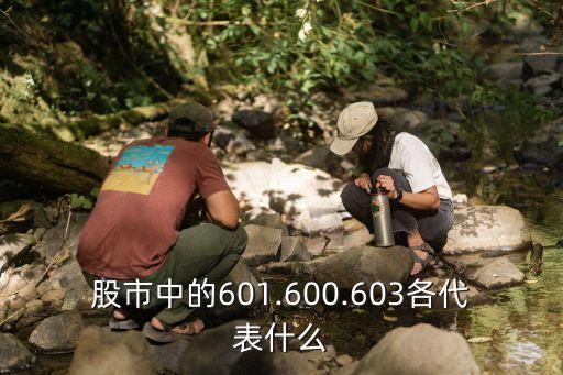 股市中的601.600.603各代表什么