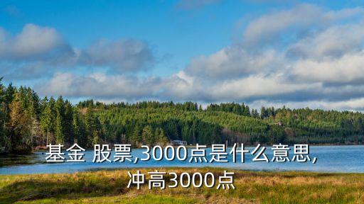 基金 股票,3000點是什么意思,沖高3000點