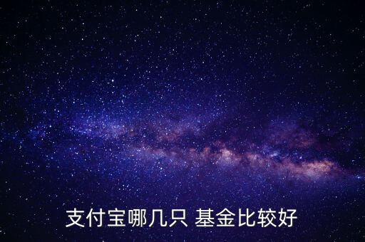 支付寶哪幾只 基金比較好