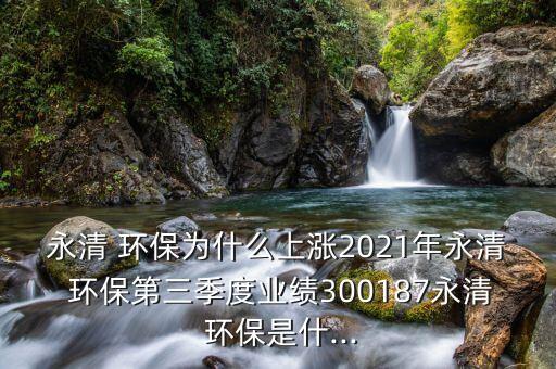 永清 環(huán)保為什么上漲2021年永清 環(huán)保第三季度業(yè)績300187永清 環(huán)保是什...