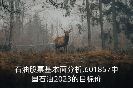 中國石油股票基本面分析,601857中國石油2023的目標(biāo)價