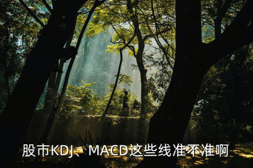 股市KDJ、MACD這些線準(zhǔn)不準(zhǔn)啊